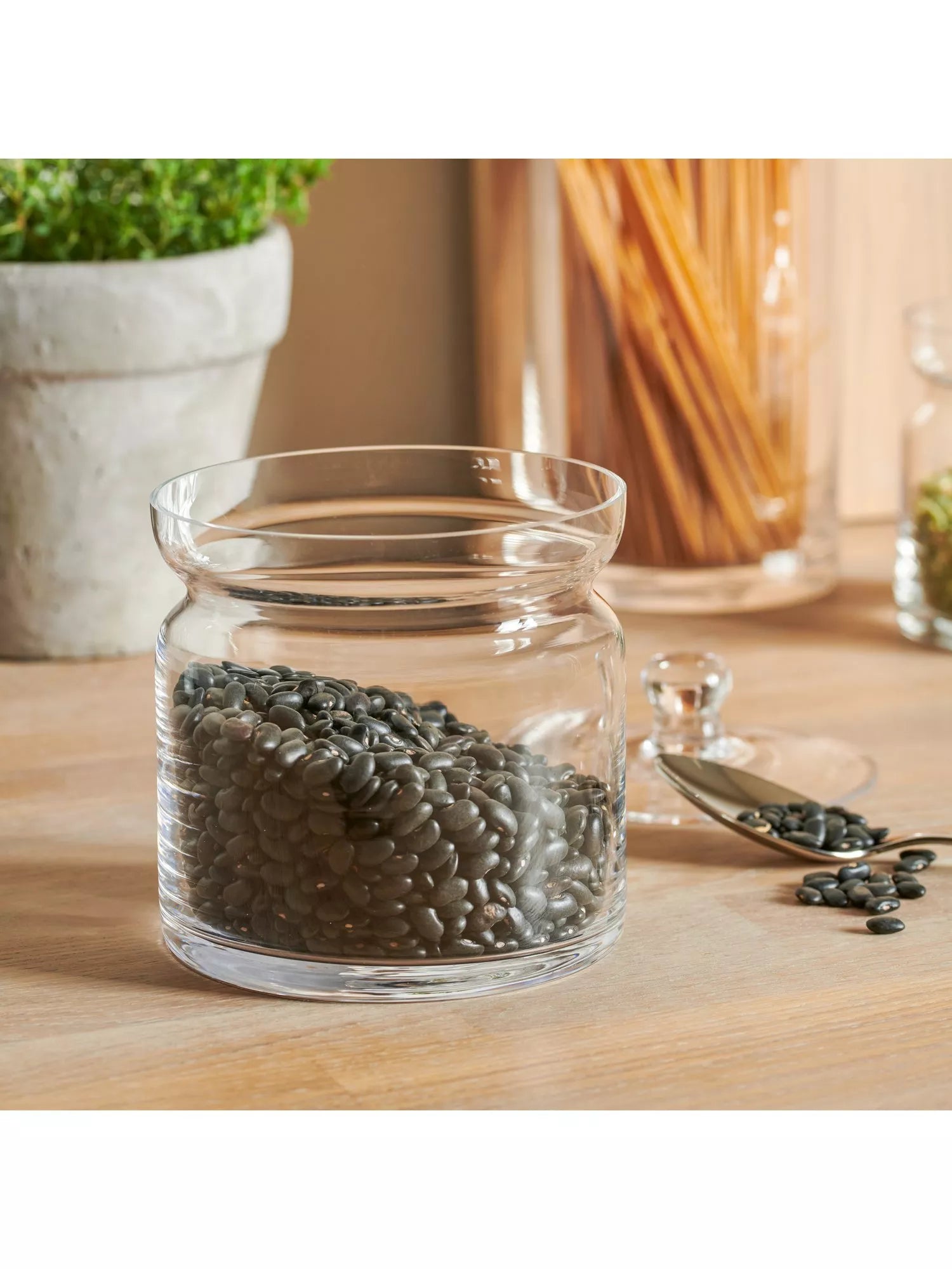 Neptune Wingfield medium glass jar, imported from the UK