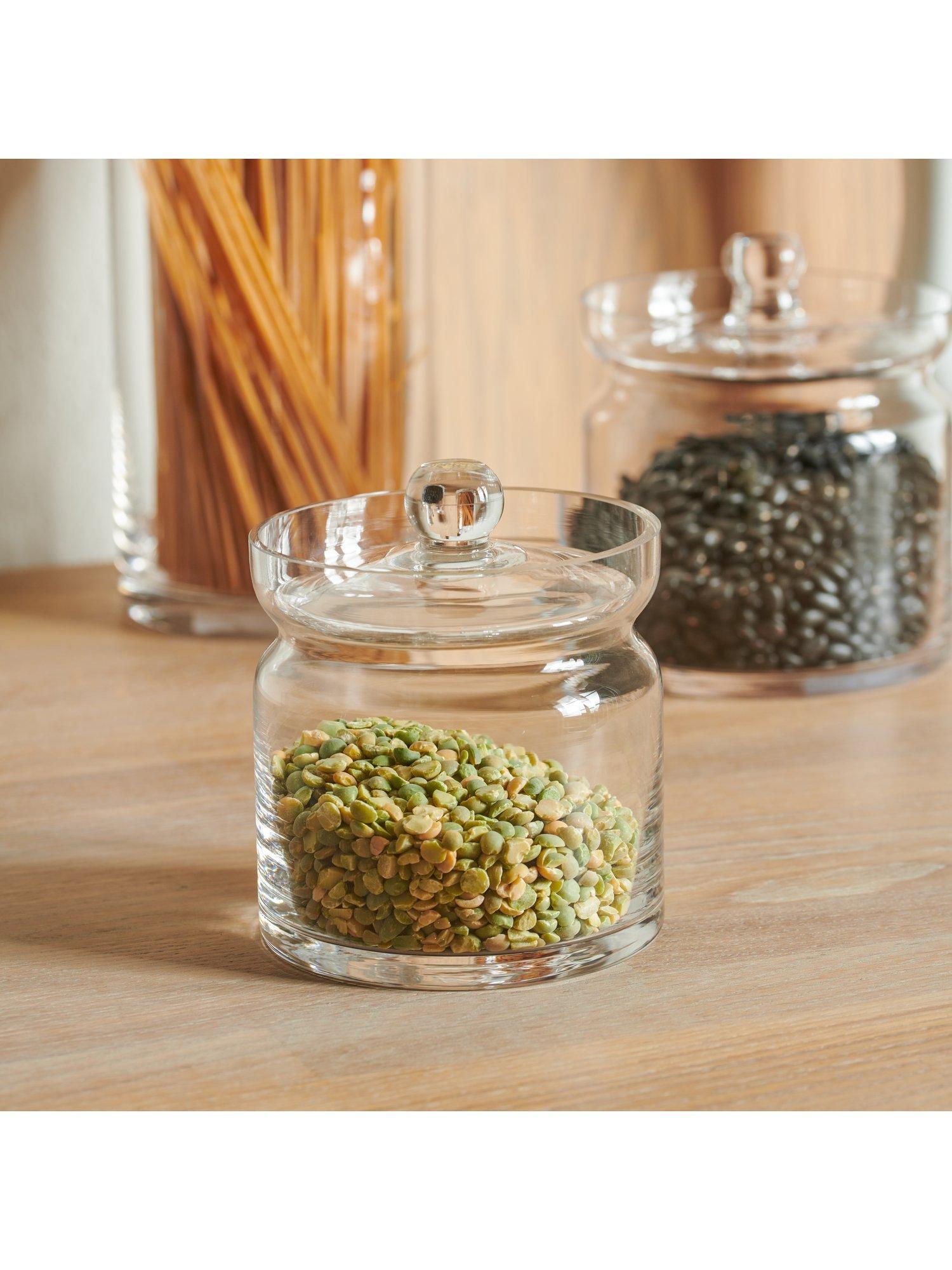 Neptune Wingfield small glass jar clear storage (British brand)