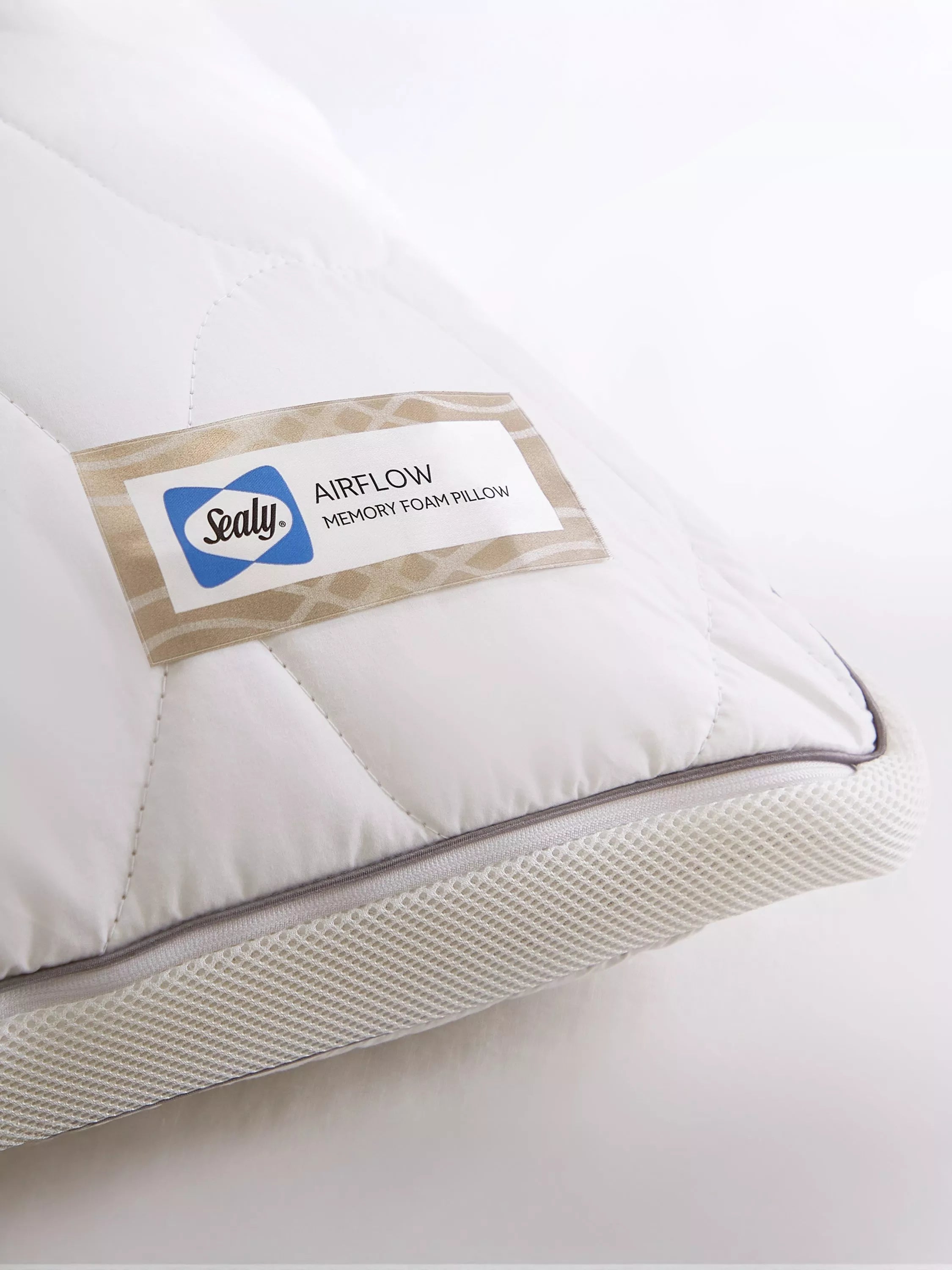 Sealy Airflow memory foam standard pillow pair, UK version