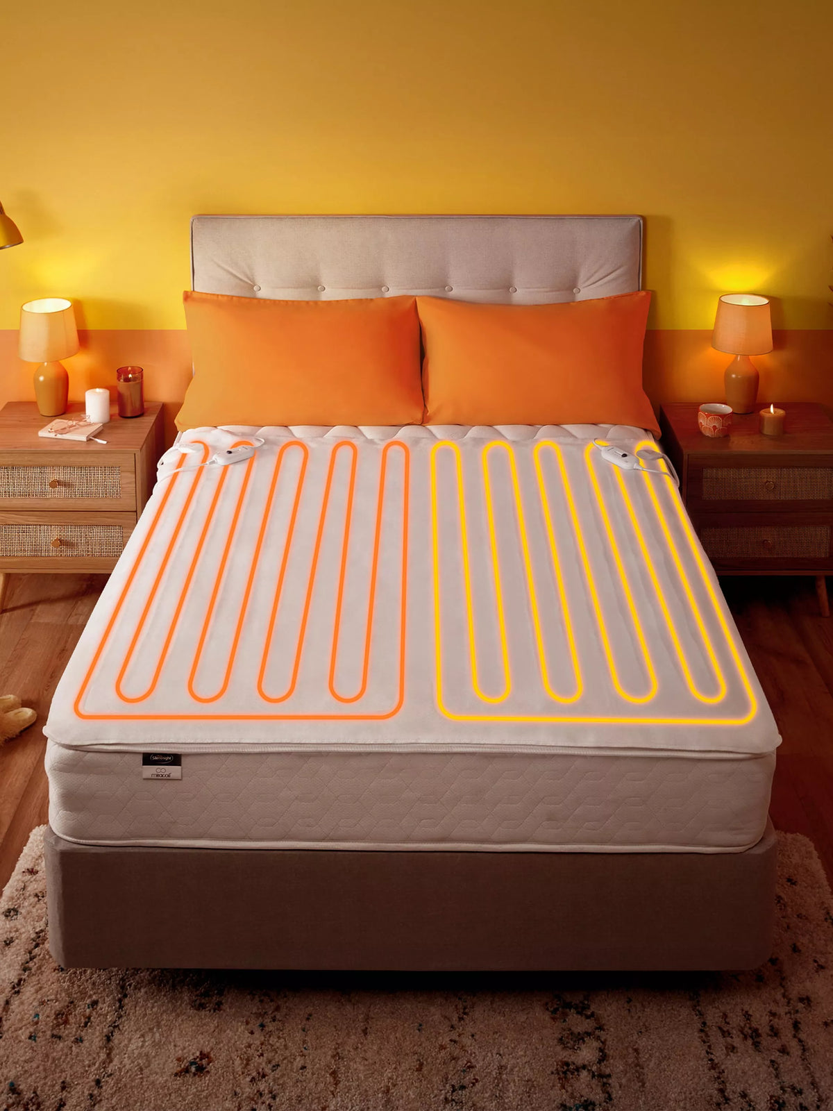 Silentnight Yours & Mine Dual Control Electric Under Blanket, Double