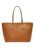 Aspinal of London East West Leather Tote Bag in Tan - British product