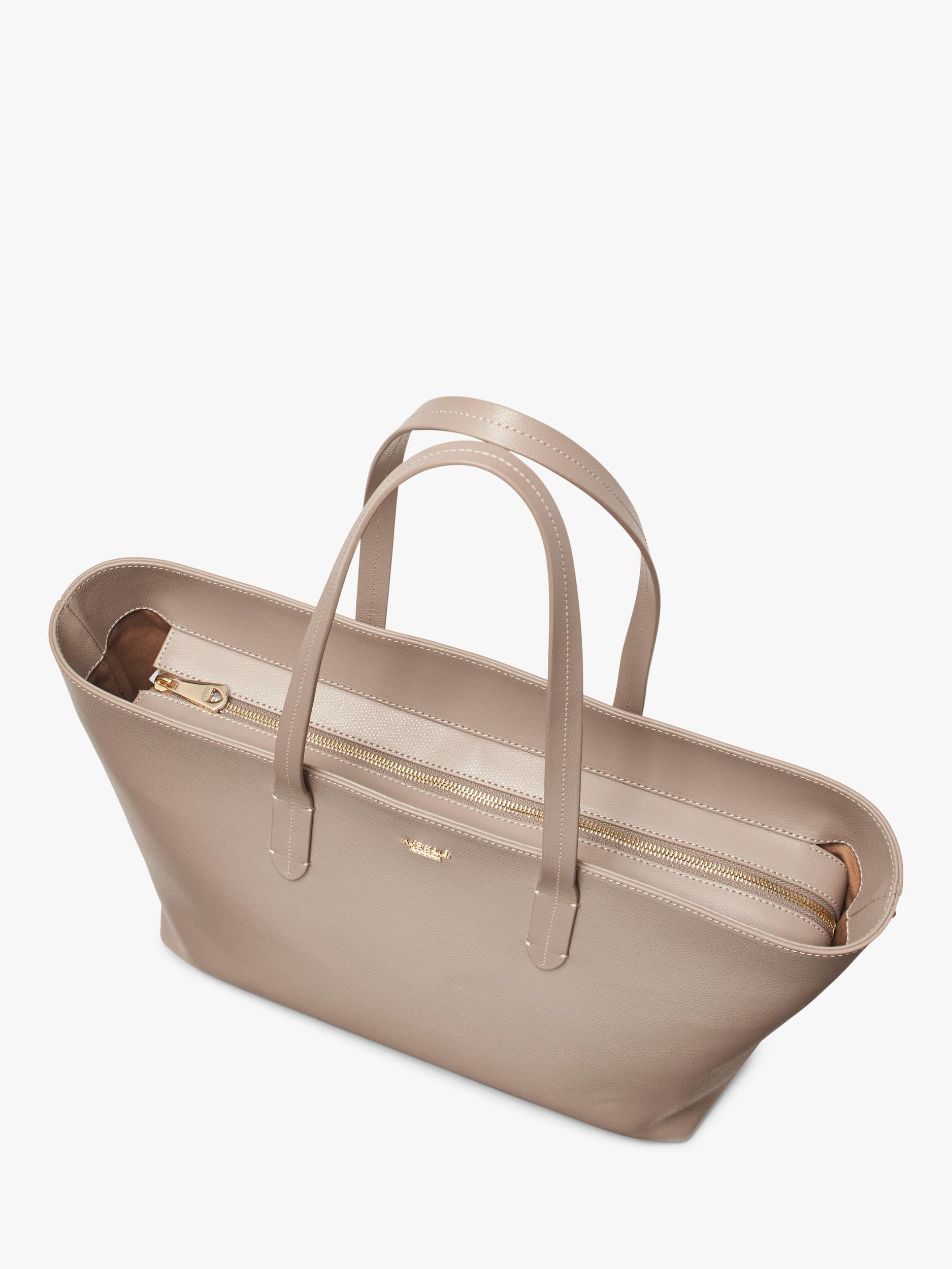 Aspinal of London East West leather tote bag, British brand