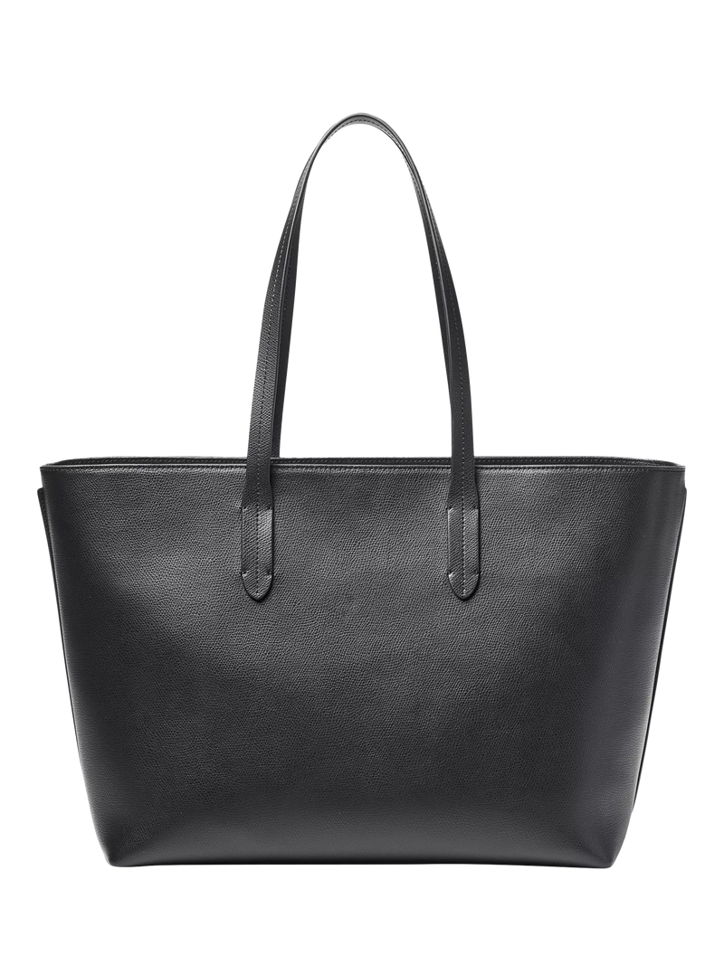 Aspinal of London leather tote bag black - British product