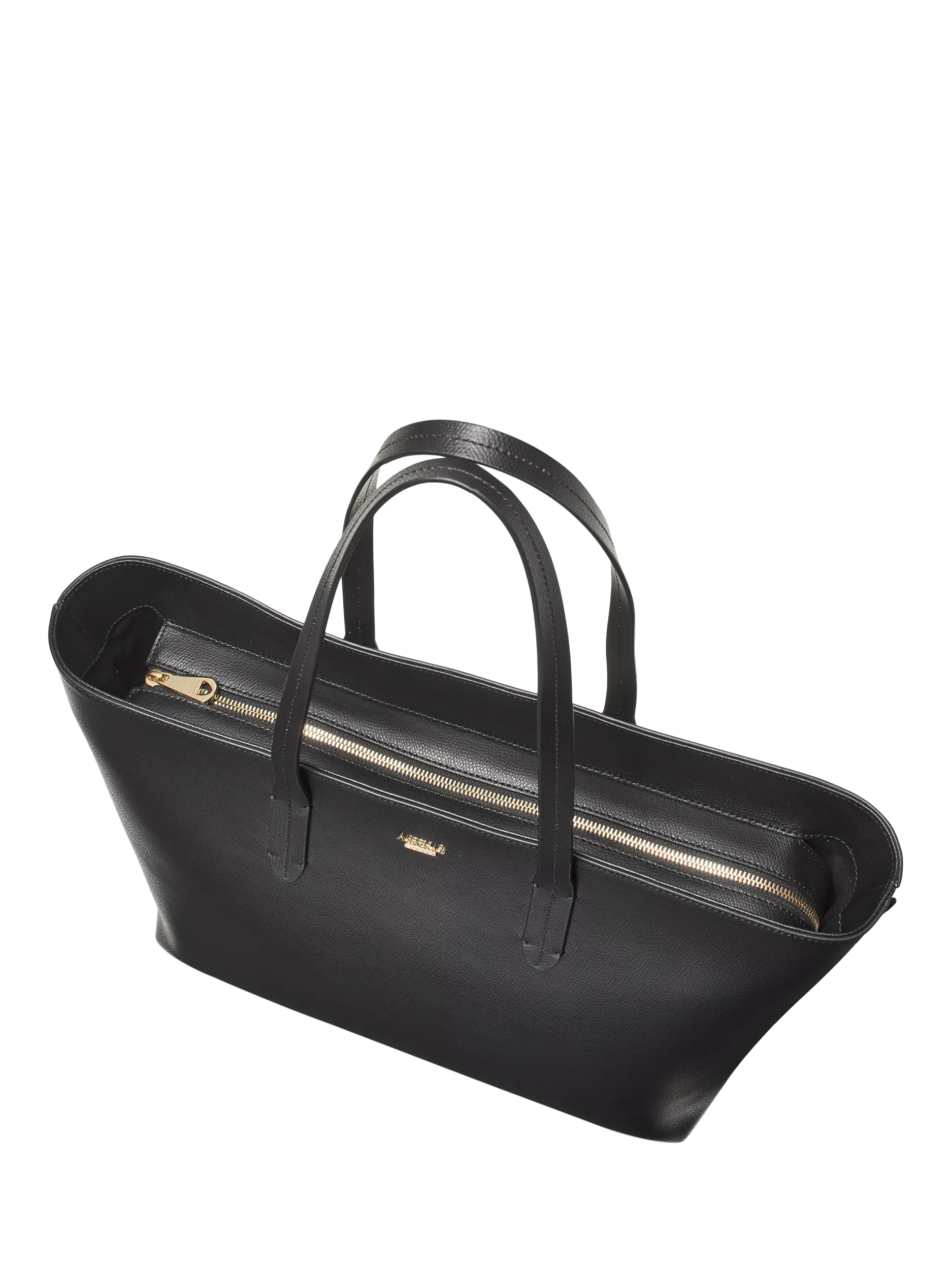 Aspinal of London leather tote bag black - British product