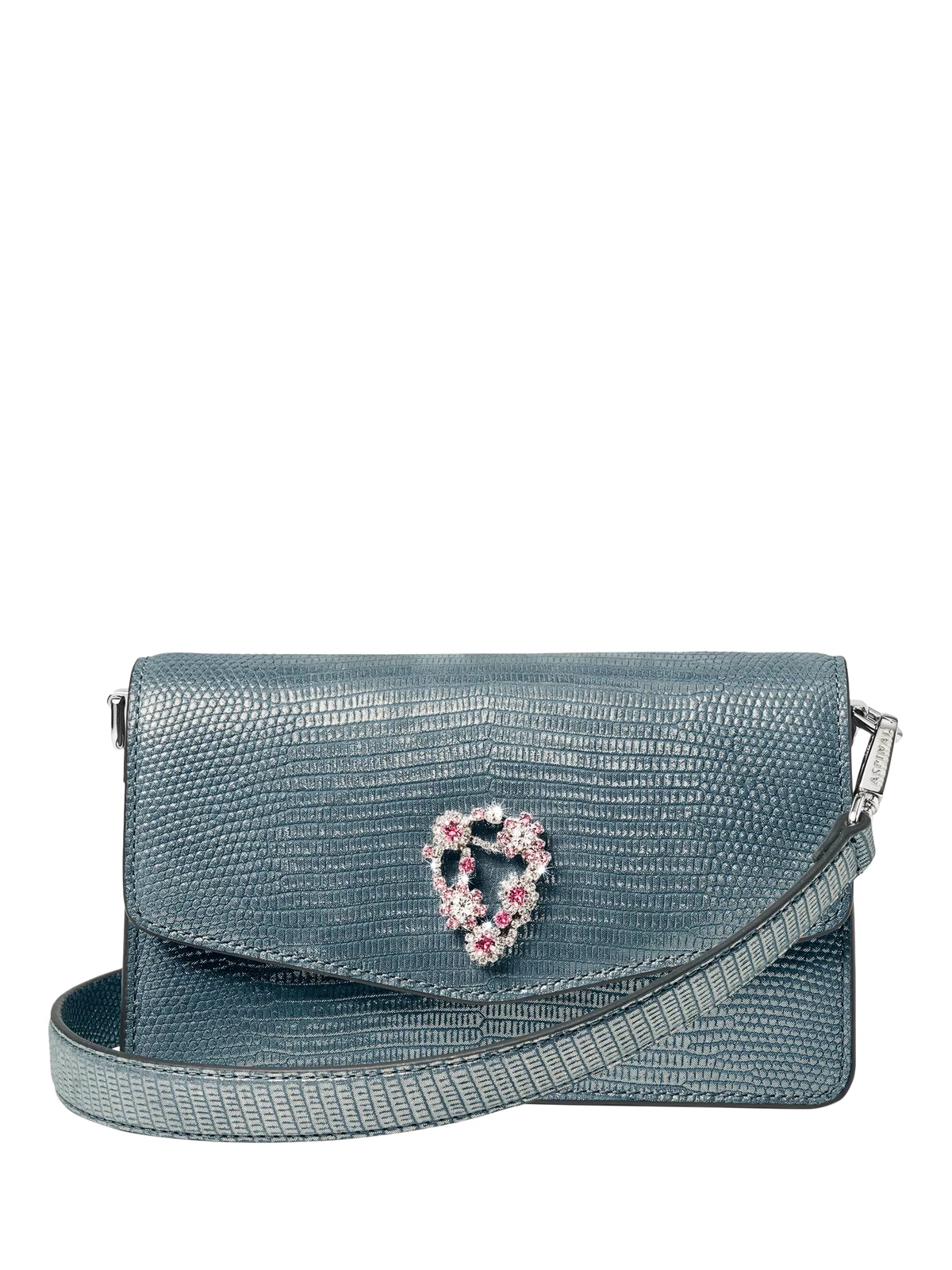 Aspinal of London Eliza croc leather clutch bag - British product