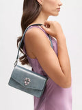 Aspinal of London Eliza croc leather clutch bag - British product