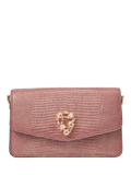 Aspinal of London Eliza leather clutch bag in Cassis (British brand)