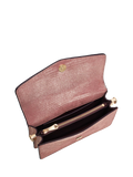 Aspinal of London Eliza leather clutch bag in Cassis (British brand)
