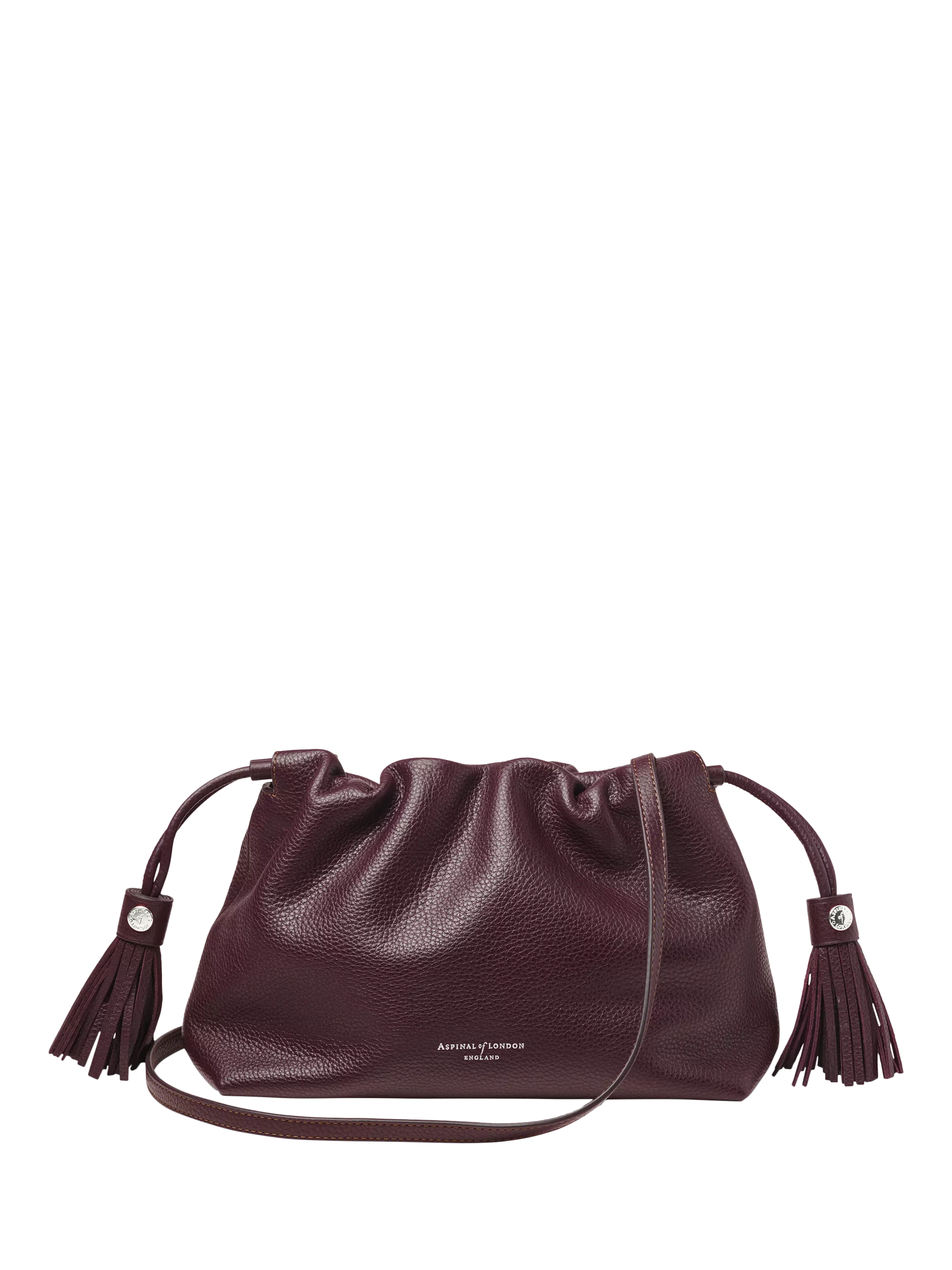 Aspinal of London Soho Pebble Leather Large Crossbody Pouch