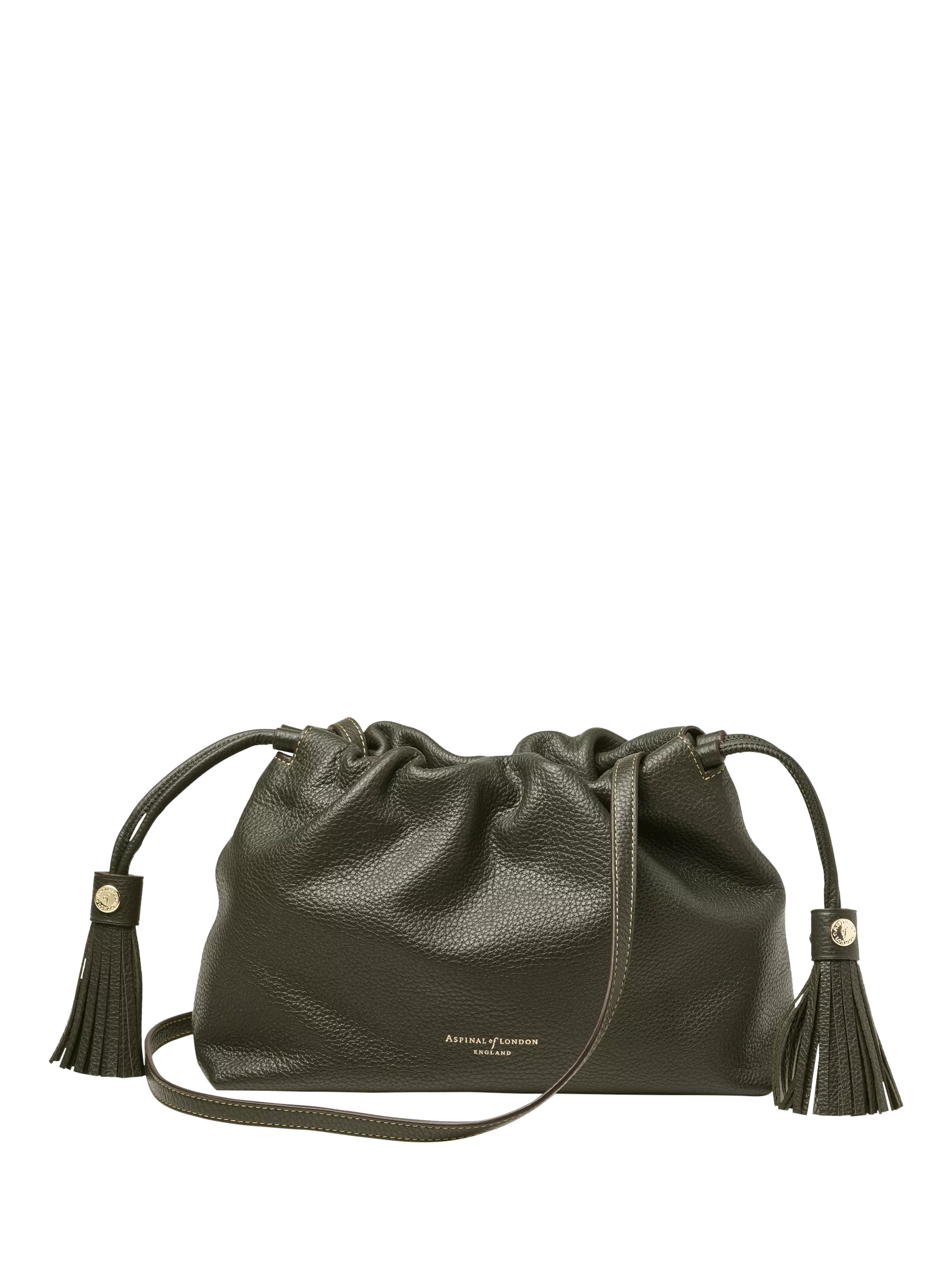 Aspinal of London Soho Pebble Leather Large Crossbody Pouch