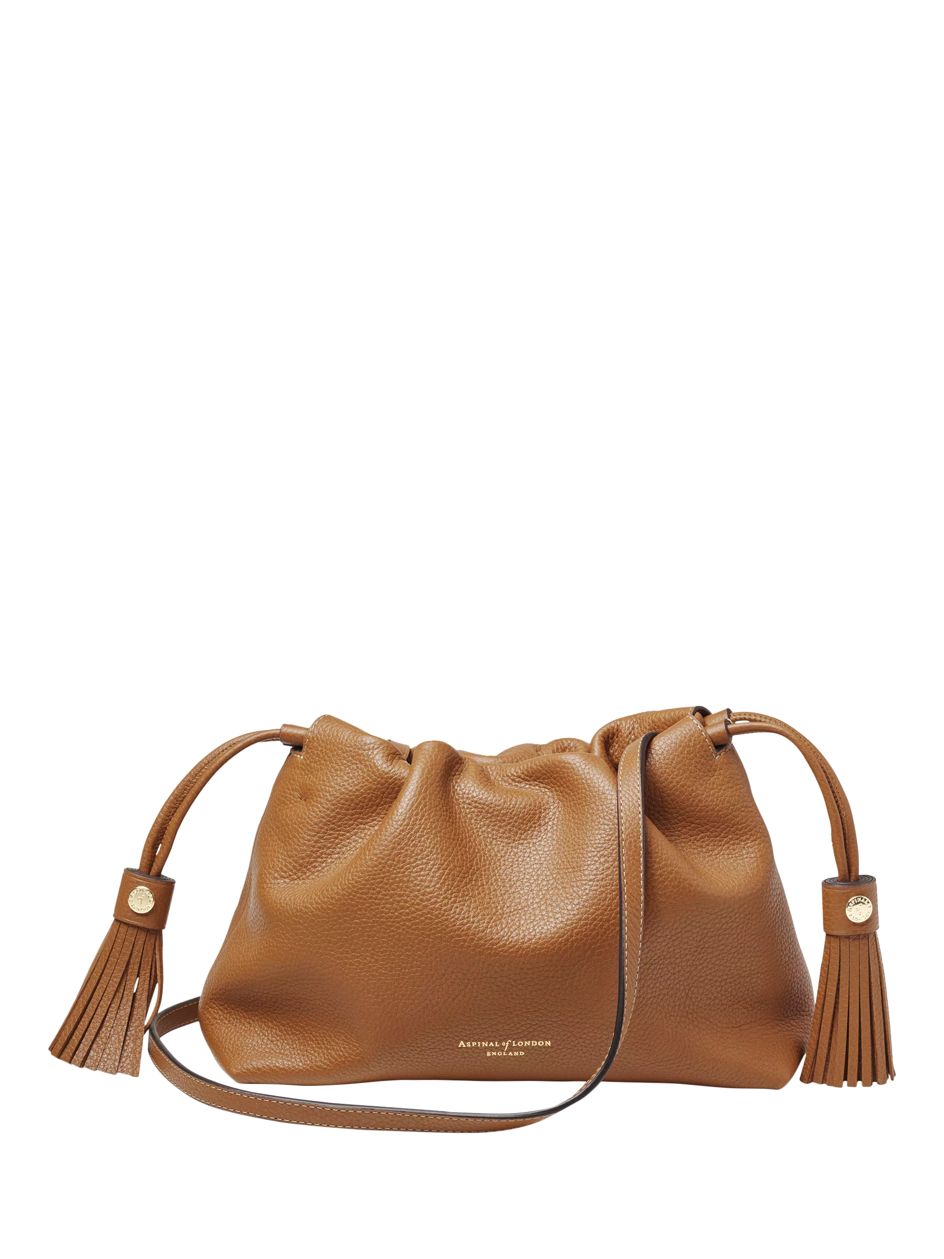 Aspinal of London Soho Pebble Leather Large Crossbody Pouch