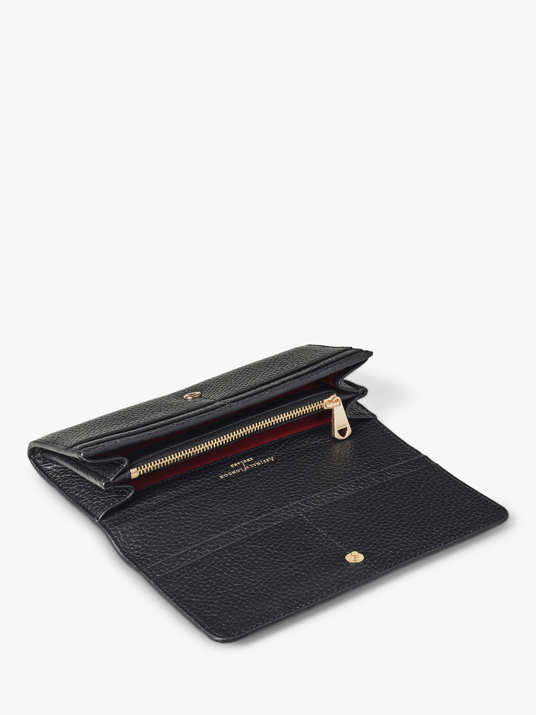 Aspinal of London Essential leather wallet, imported from the UK