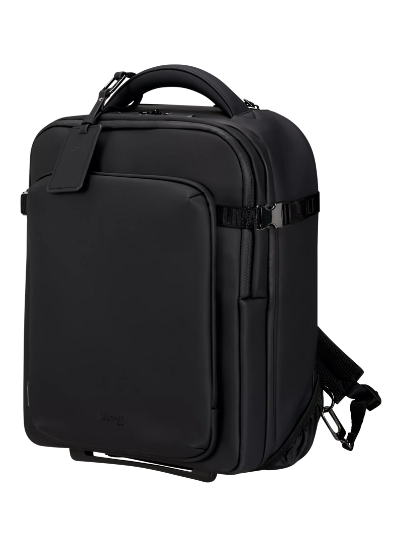 Lipault LOST IN BERLIN Wheeled Backpack Pro, 28L, Black