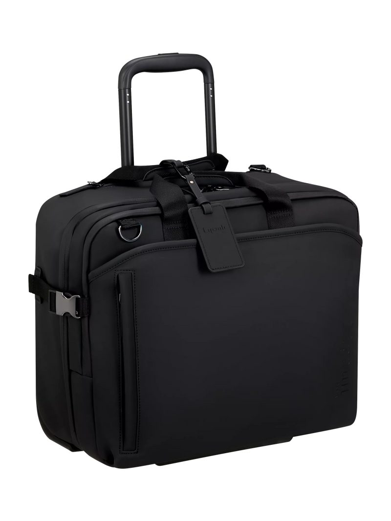 Lipault LOST IN BERLIN Cabin Size Rolling Tote, 26L, Black