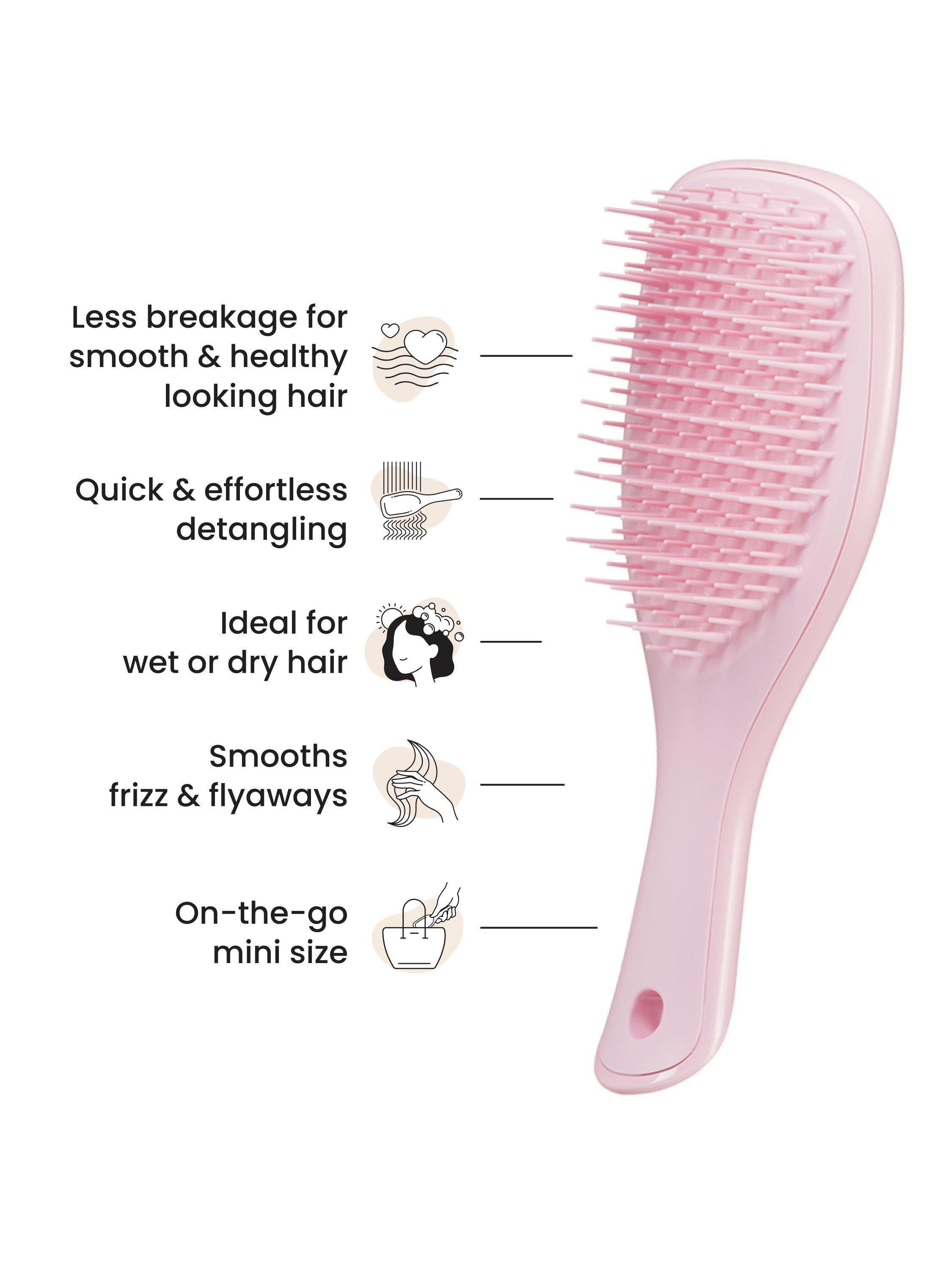 Tangle Teezer mini detangler hair brush millennial pink - British product