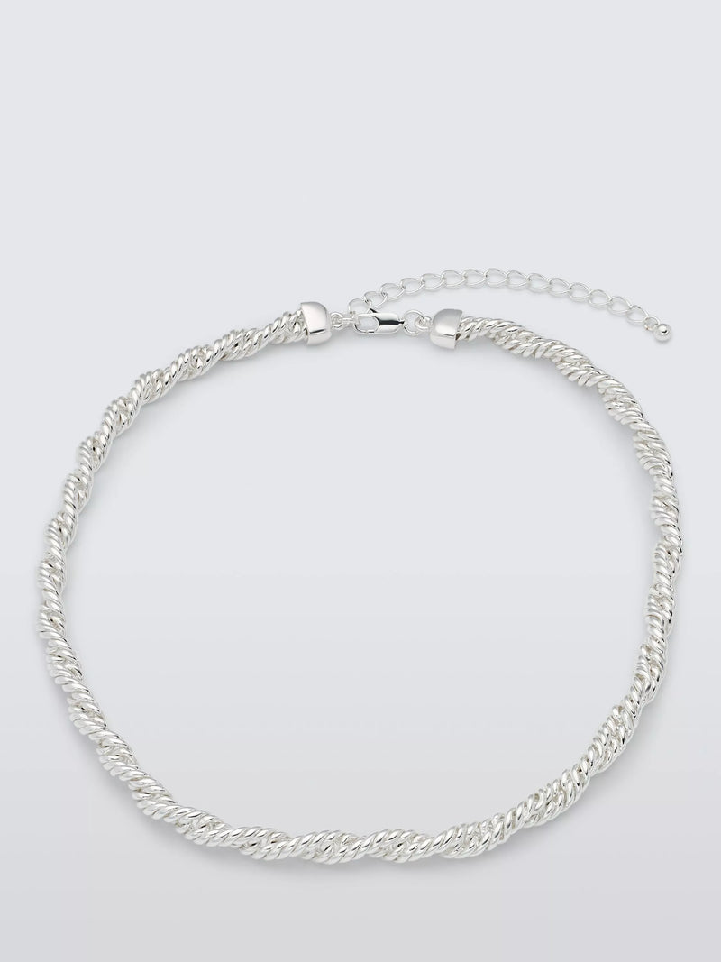 John Lewis Double Rope Twist Necklace 42cm