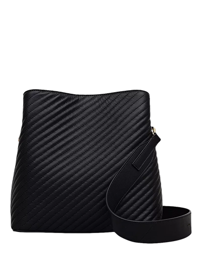 John Lewis Radley Dukes Place Quilted Medium Cross Body Bag, Black- Buy online at McGrocer