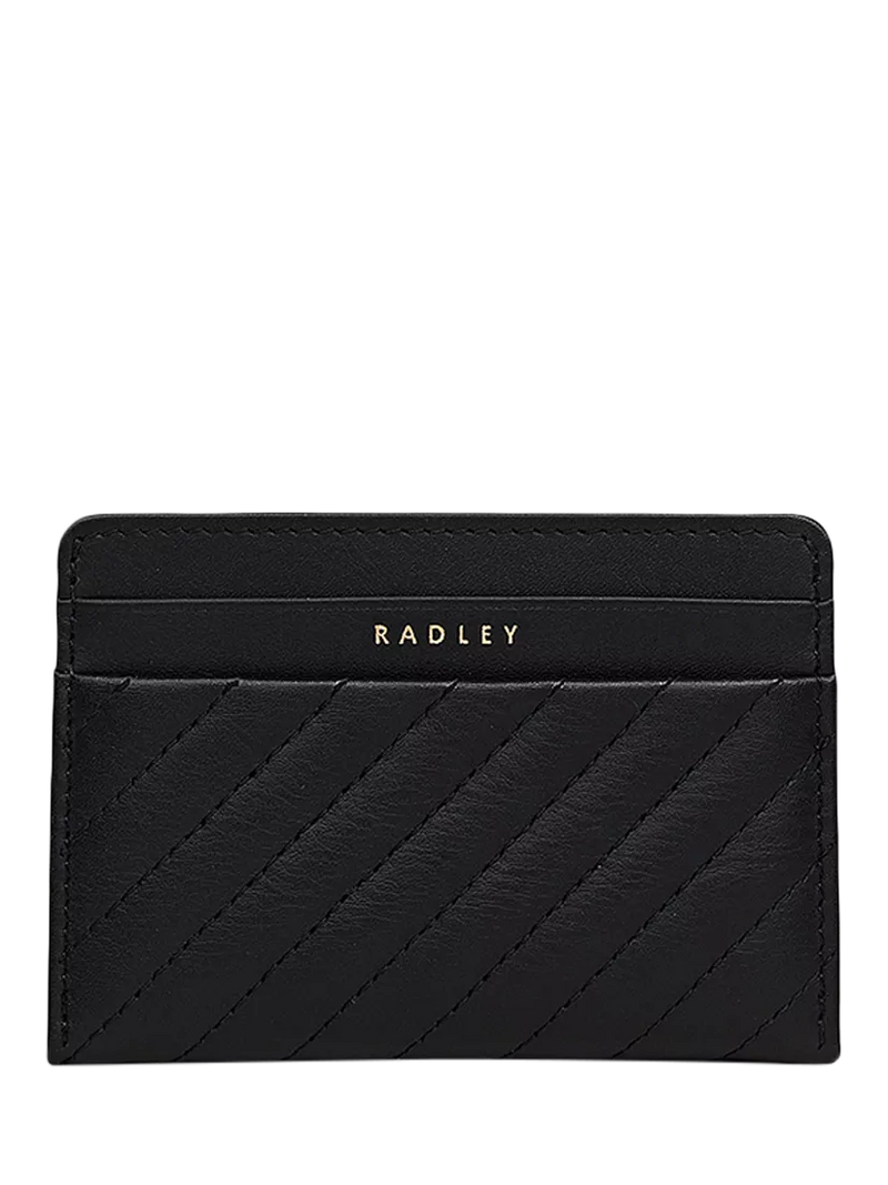 Radley Dukes Place quilted leather card holder black (British brand)