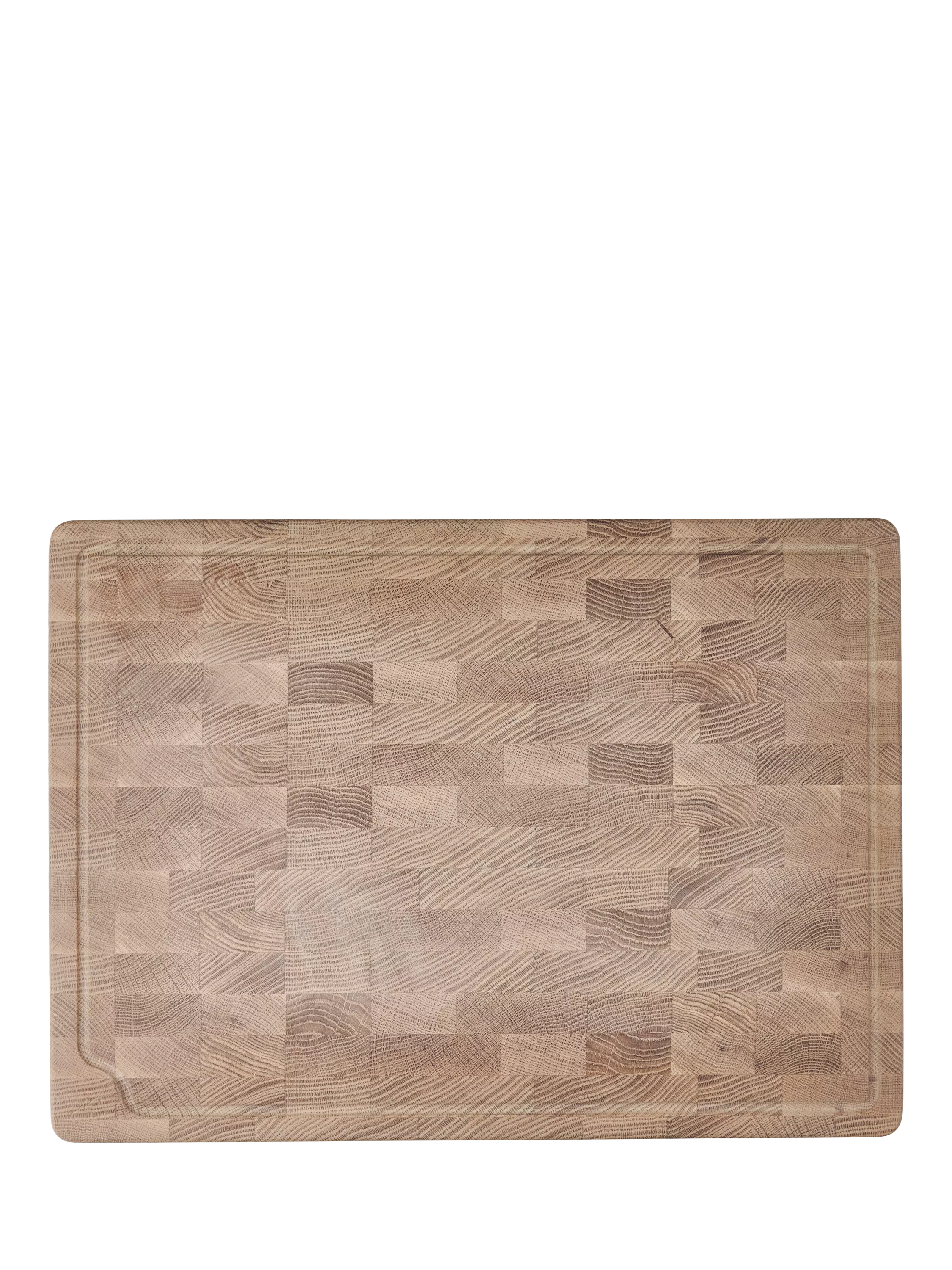 Neptune solid end-grain oak chopping board 55cm - British product