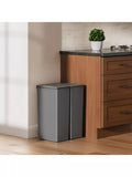 EKO twin touch waste bin grey 30L, imported from the UK