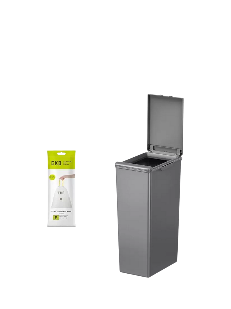 EKO Morandi twin touch bin grey 40L, imported from the UK