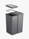 EKO Morandi twin touch bin grey 40L, imported from the UK