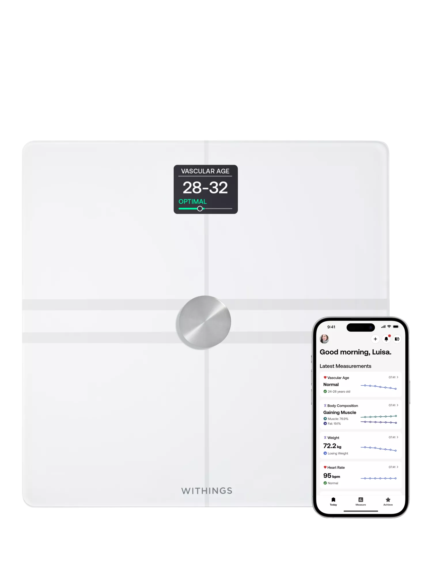 Withings Body Comp Smart Bathroom Scale