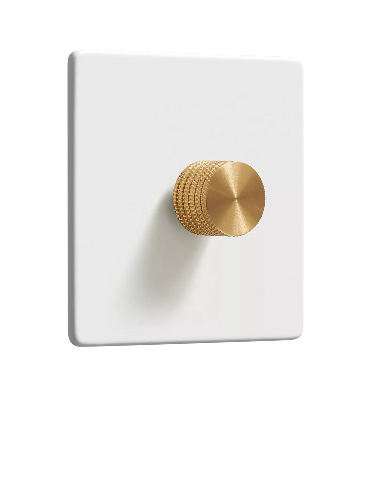 Dowsing & Reynolds single soft white dimmer switch, UK version