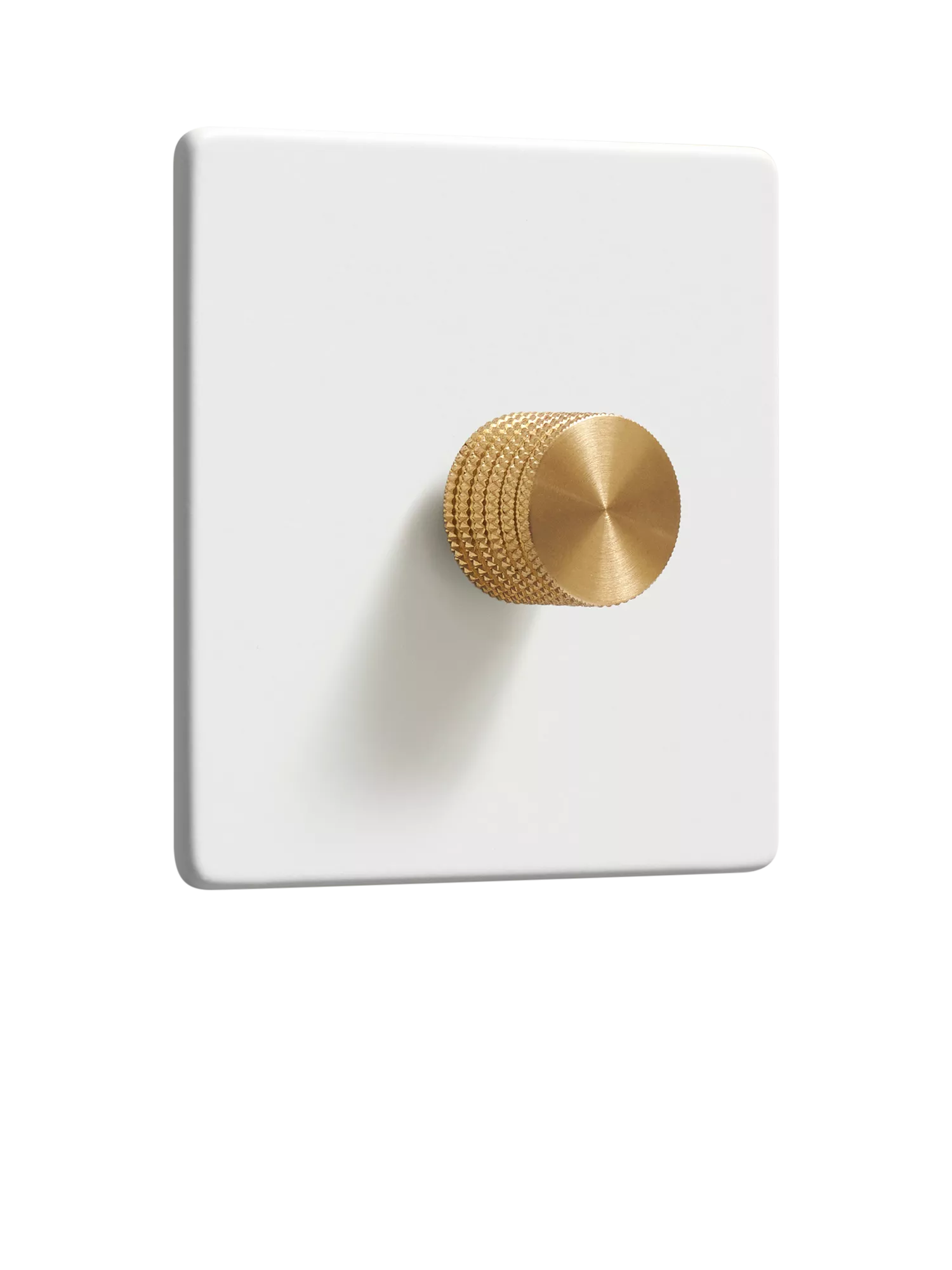 Dowsing & Reynolds single soft white dimmer switch, UK version