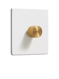 Dowsing & Reynolds single soft white dimmer switch, UK version