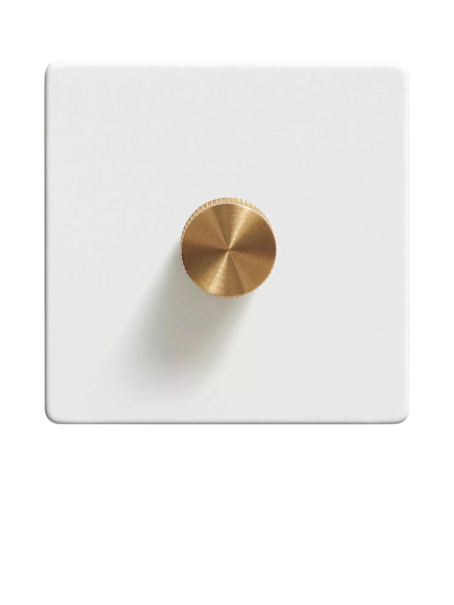 Dowsing & Reynolds single soft white dimmer switch, UK version