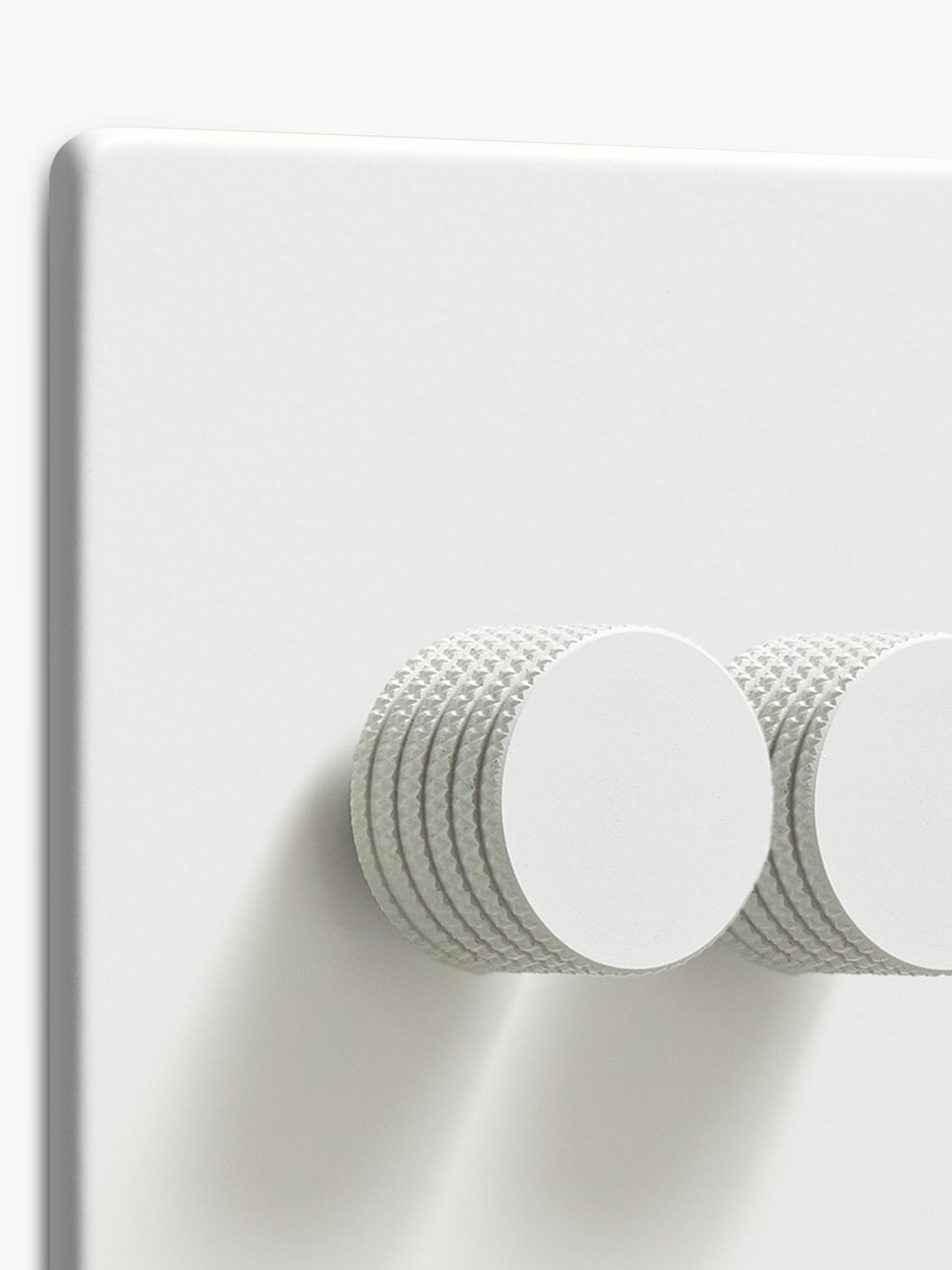 Dowsing & Reynolds soft white double dimmer switch (British brand)