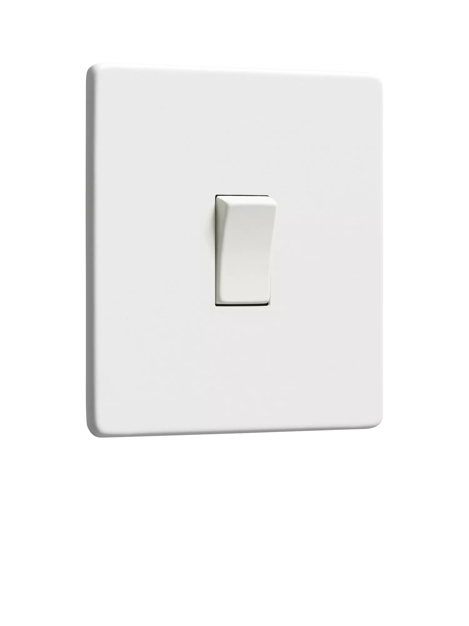 Dowsing & Reynolds Soft White Single Rocker Switch