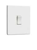 Dowsing & Reynolds Soft White Single Rocker Switch