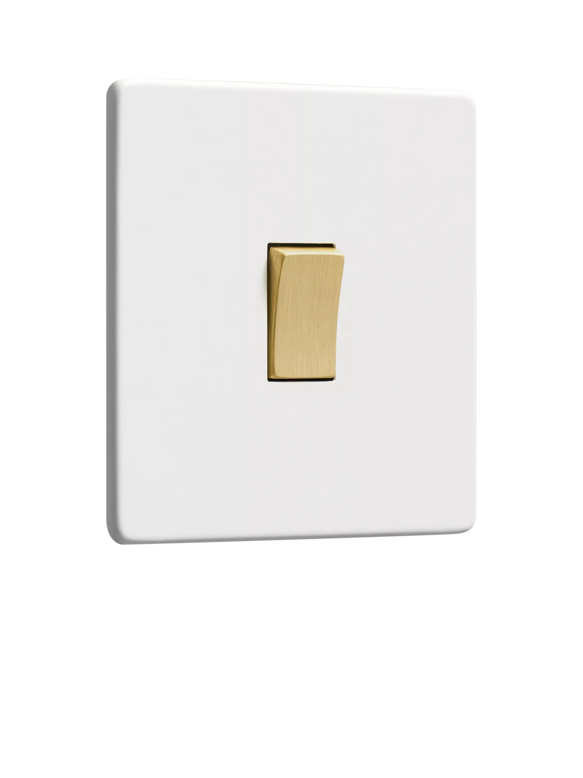 Dowsing & Reynolds soft white single rocker switch, imported from the UK