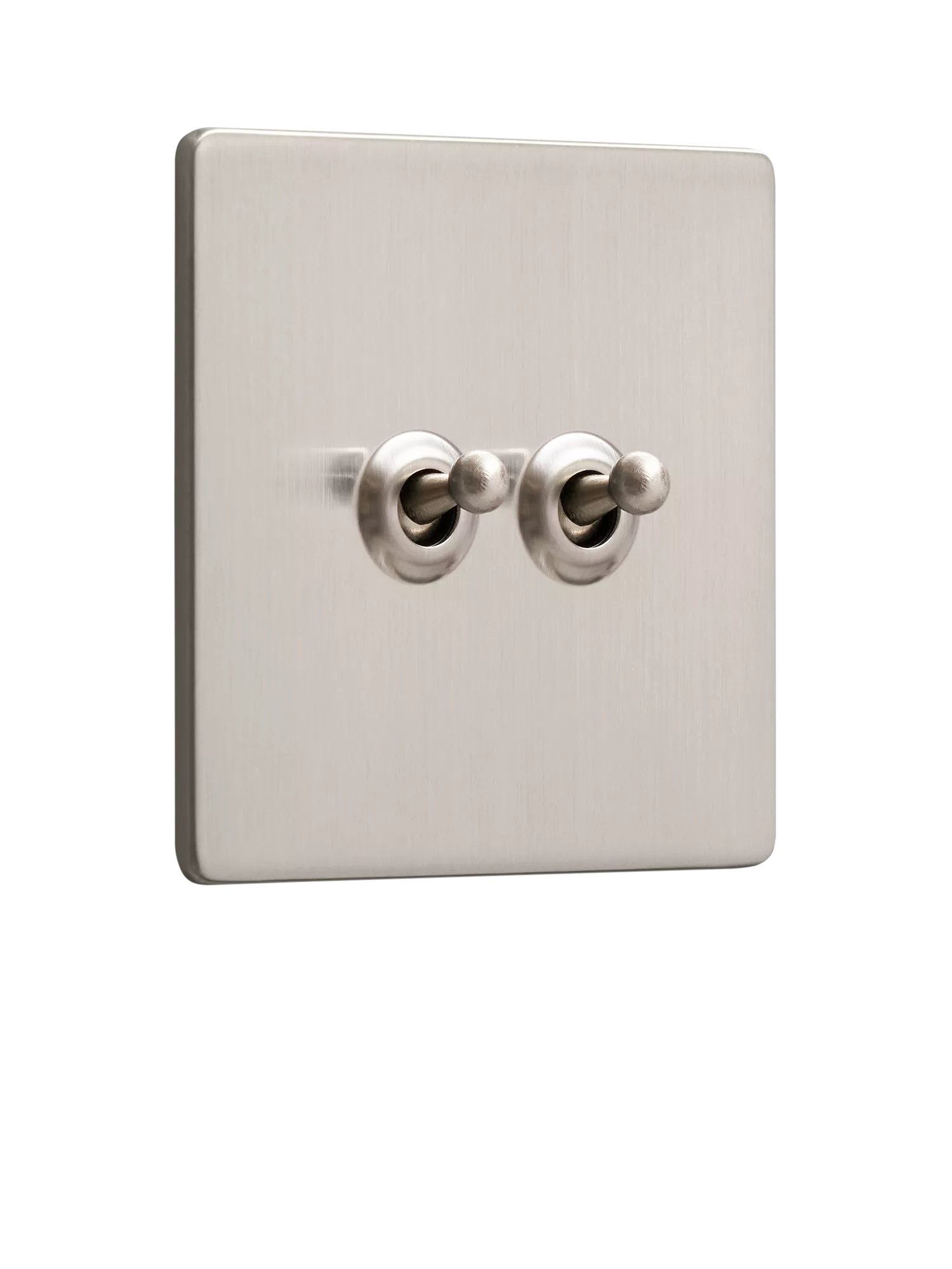 Dowsing & Reynolds Soft Silver Double Toggle Switch