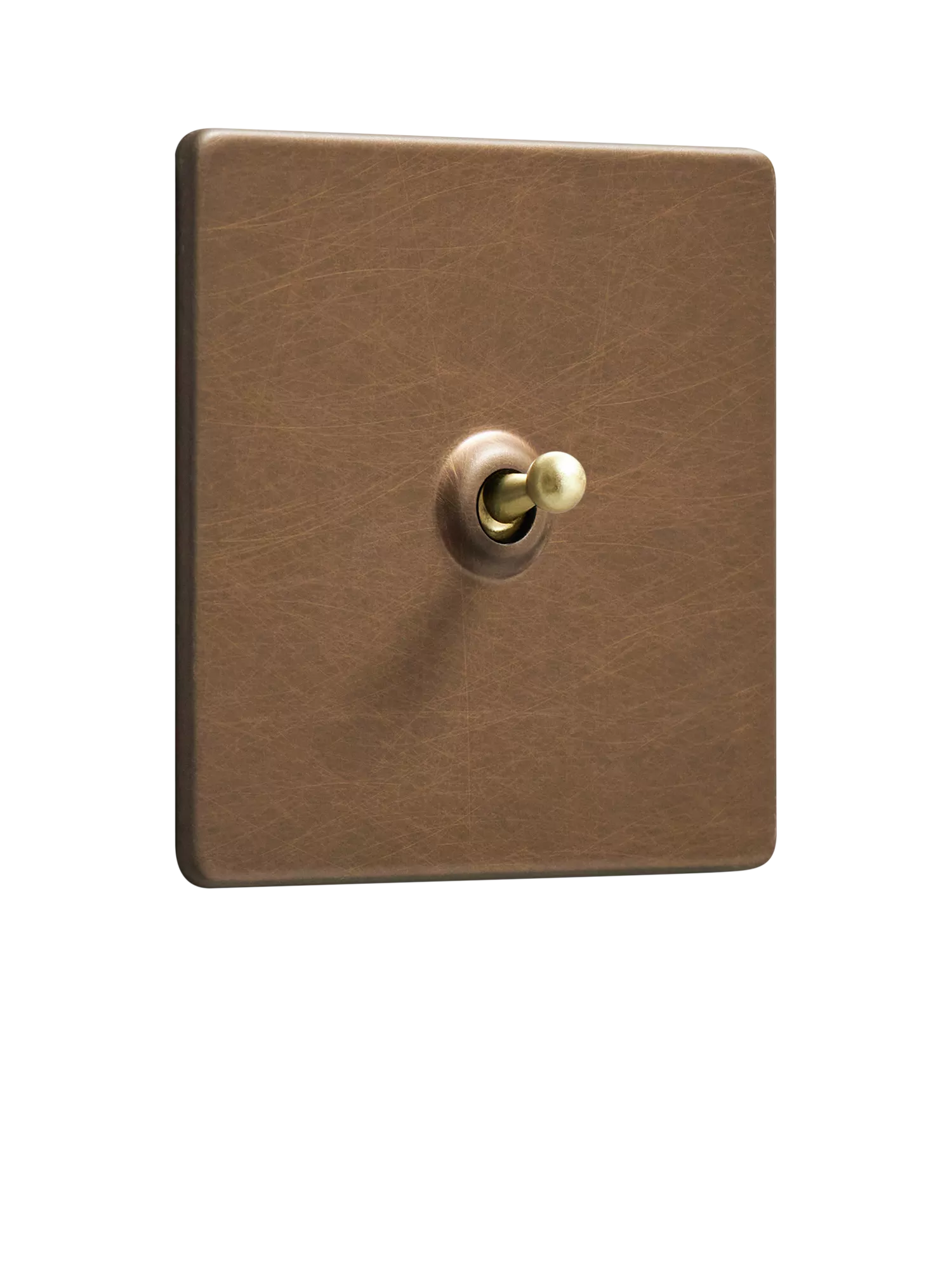 Dowsing & Reynolds antique brass toggle switch - British product