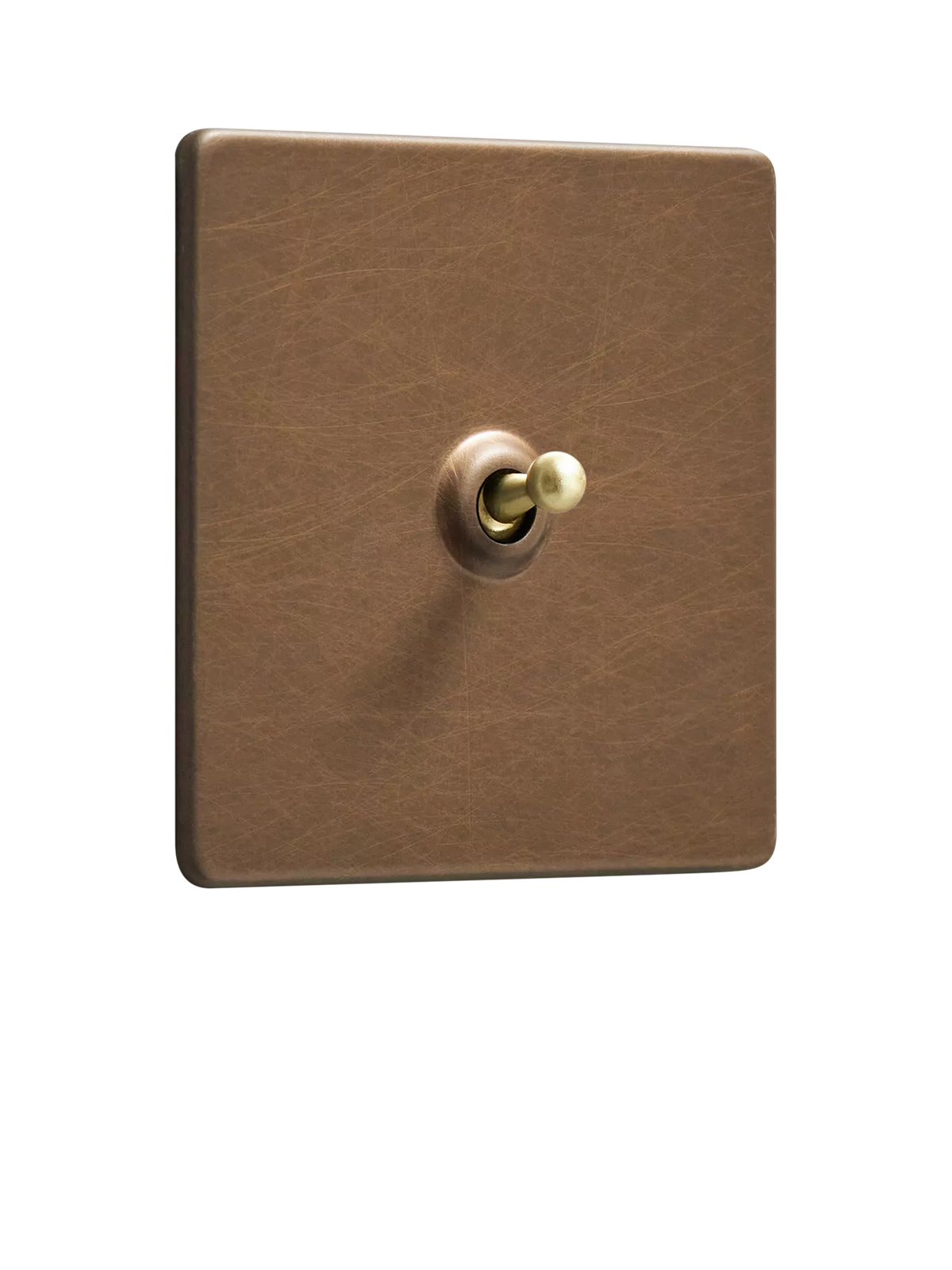 Dowsing & Reynolds antique brass toggle switch - British product