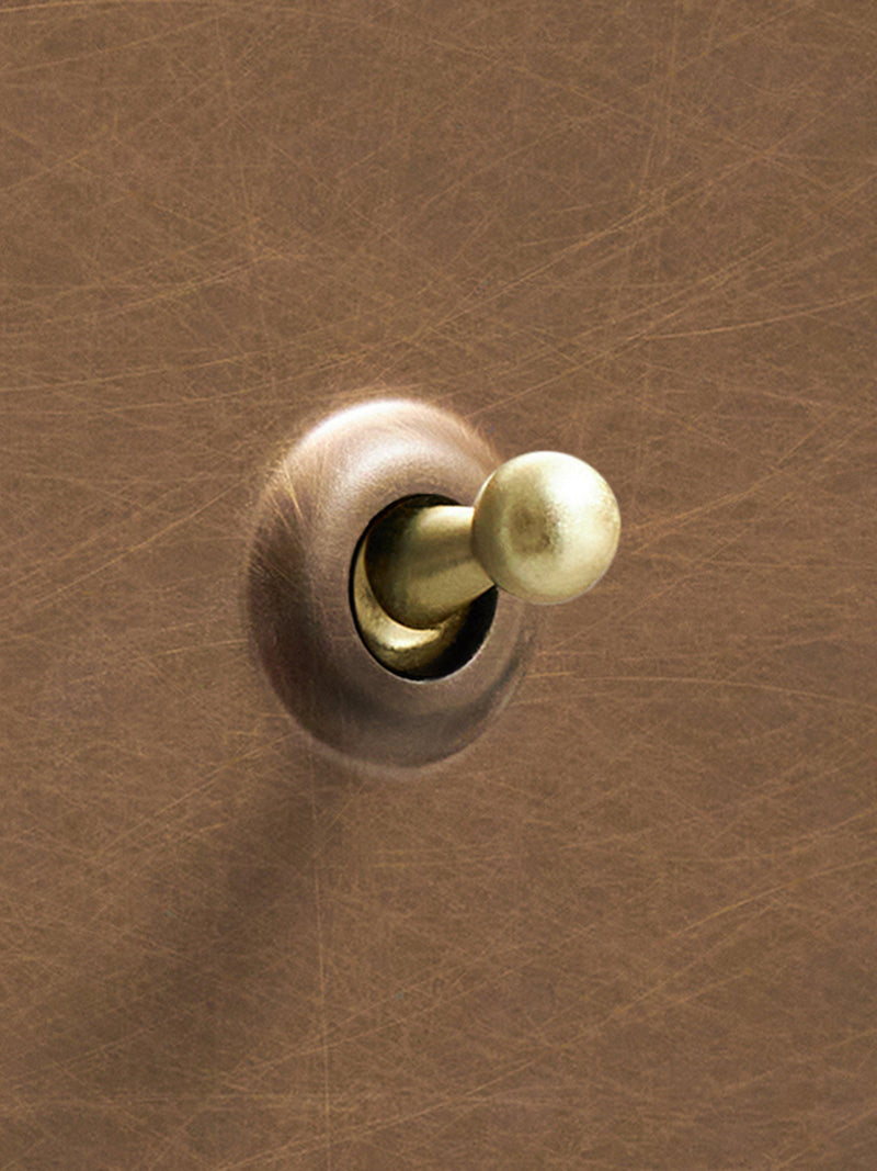 Dowsing & Reynolds antique brass toggle switch - British product