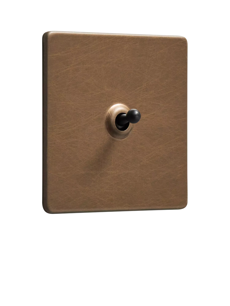 Dowsing & Reynolds Antique Brass Toggle Switch