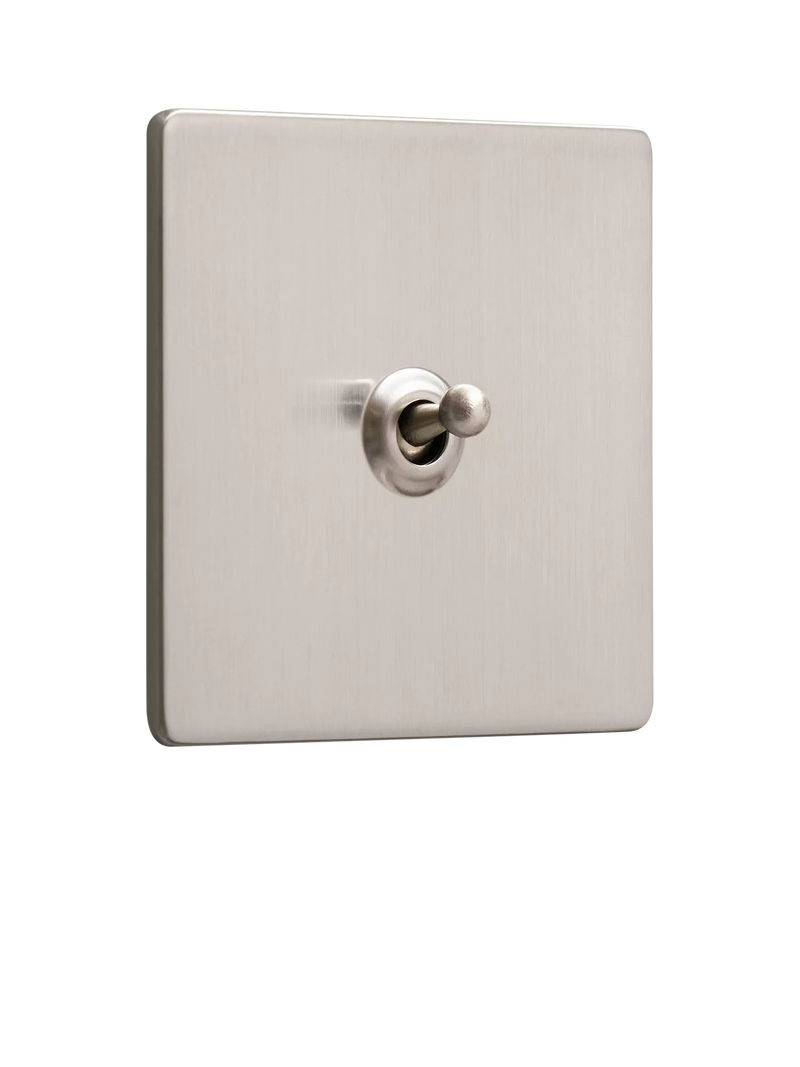 Dowsing & Reynolds Soft Silver Single Toggle Switch