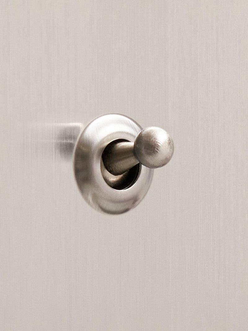 Dowsing & Reynolds soft silver toggle switch, UK version