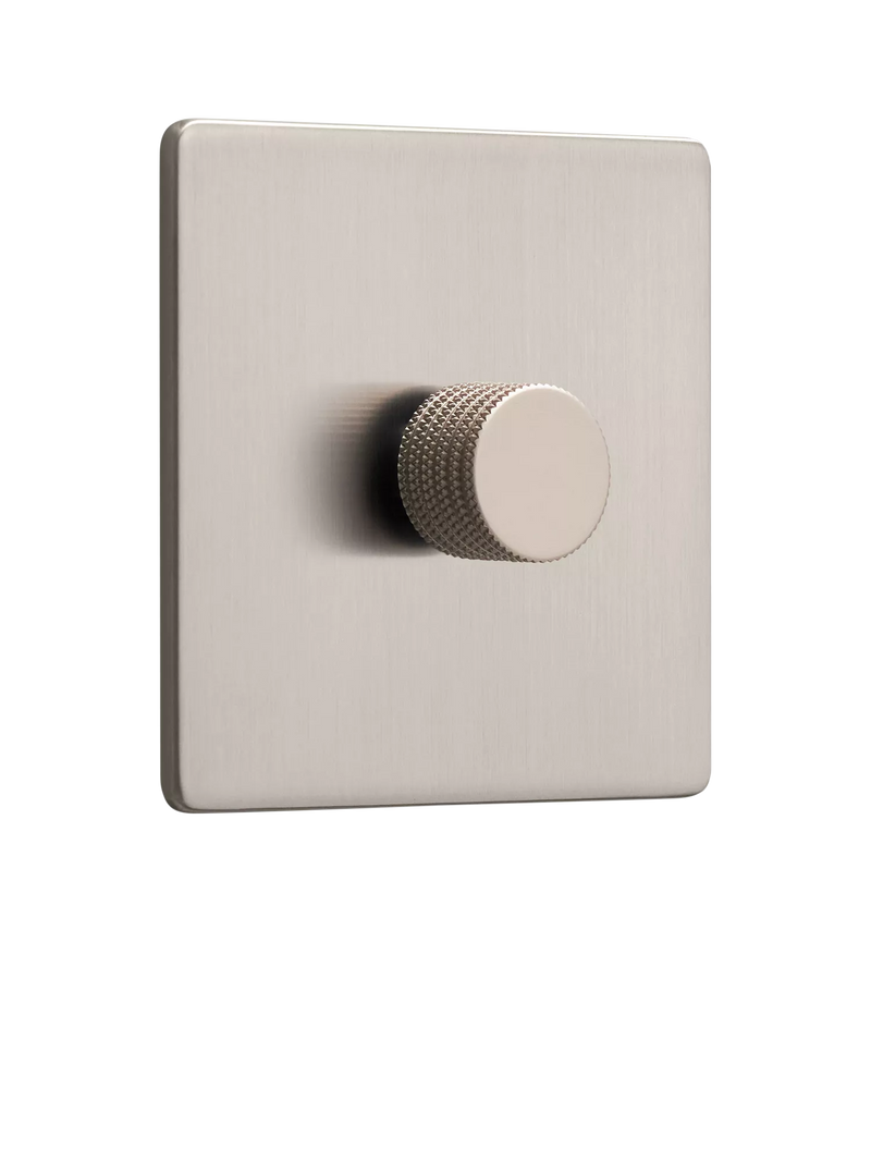 Dowsing & Reynolds Soft Silver Single Dimmer Switch
