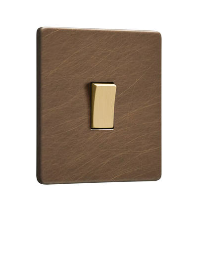 John Lewis Dowsing & Reynolds Antique Brass Rocker Switch- Buy online at McGrocer