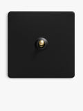 Dowsing & Reynolds matt black toggle switch, imported from the UK