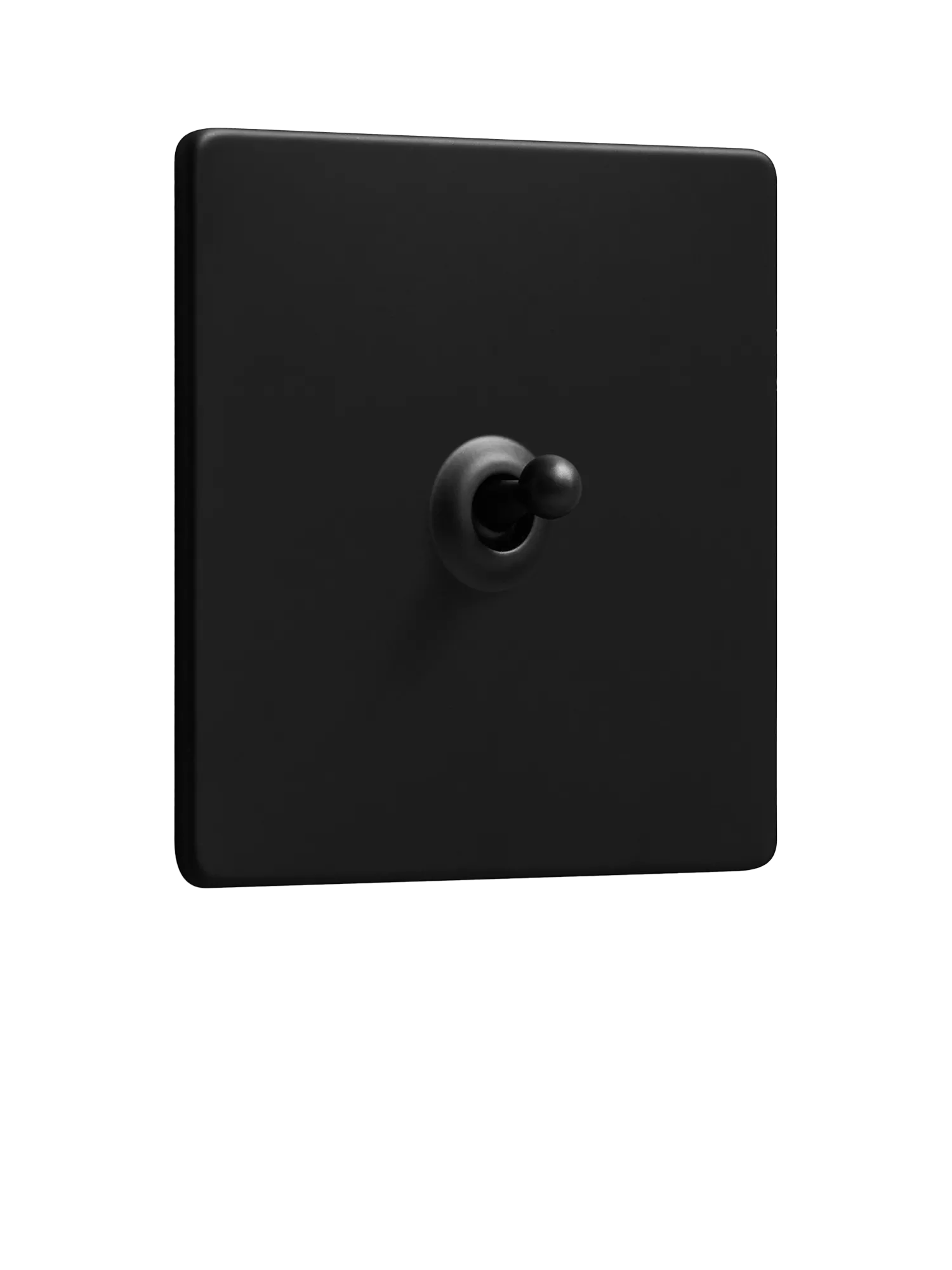 Dowsing & Reynolds matt black toggle switch, imported from the UK