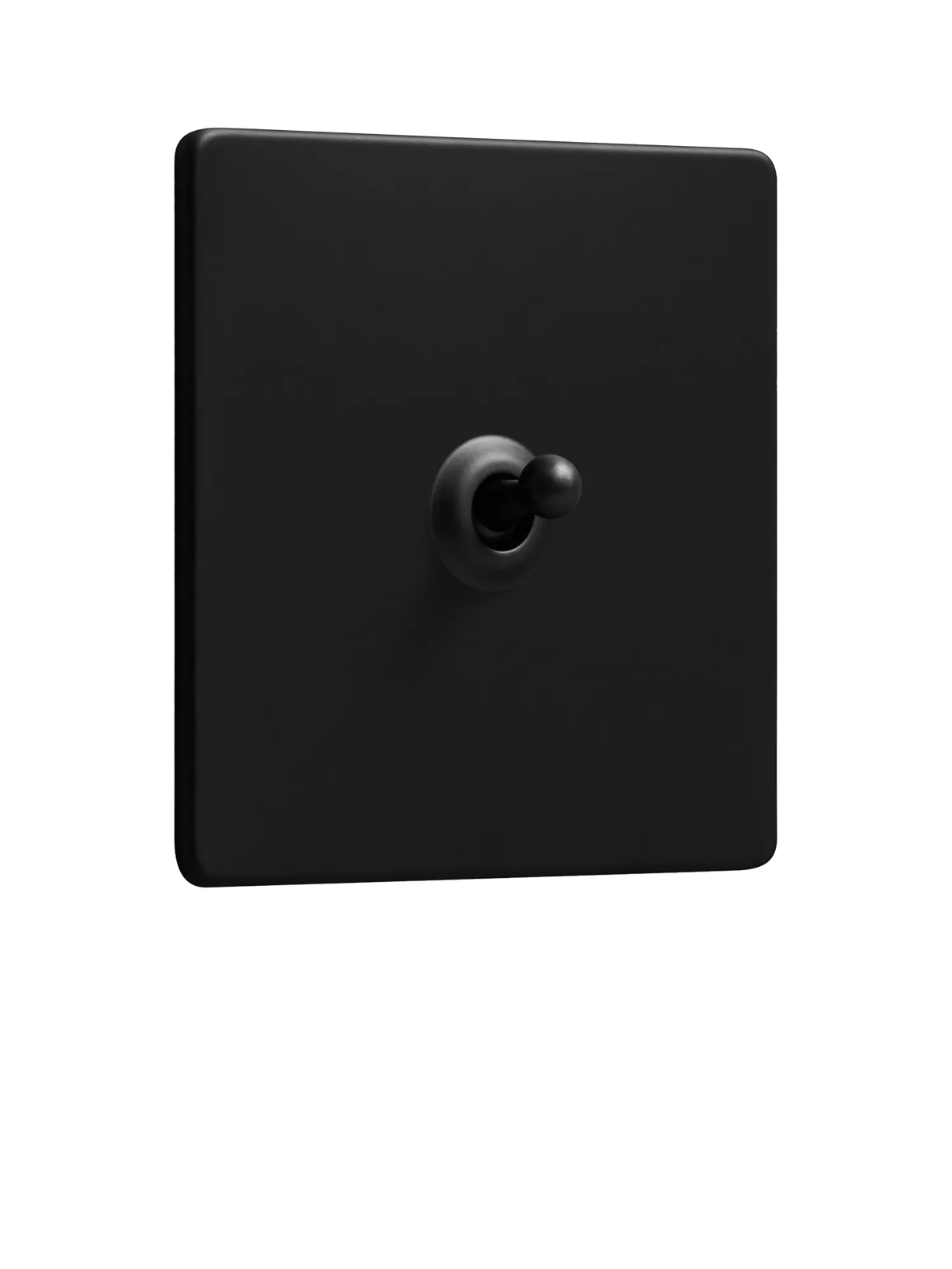 Dowsing & Reynolds matt black toggle switch, imported from the UK