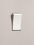 Dowsing & Reynolds soft silver single rocker switch, UK version