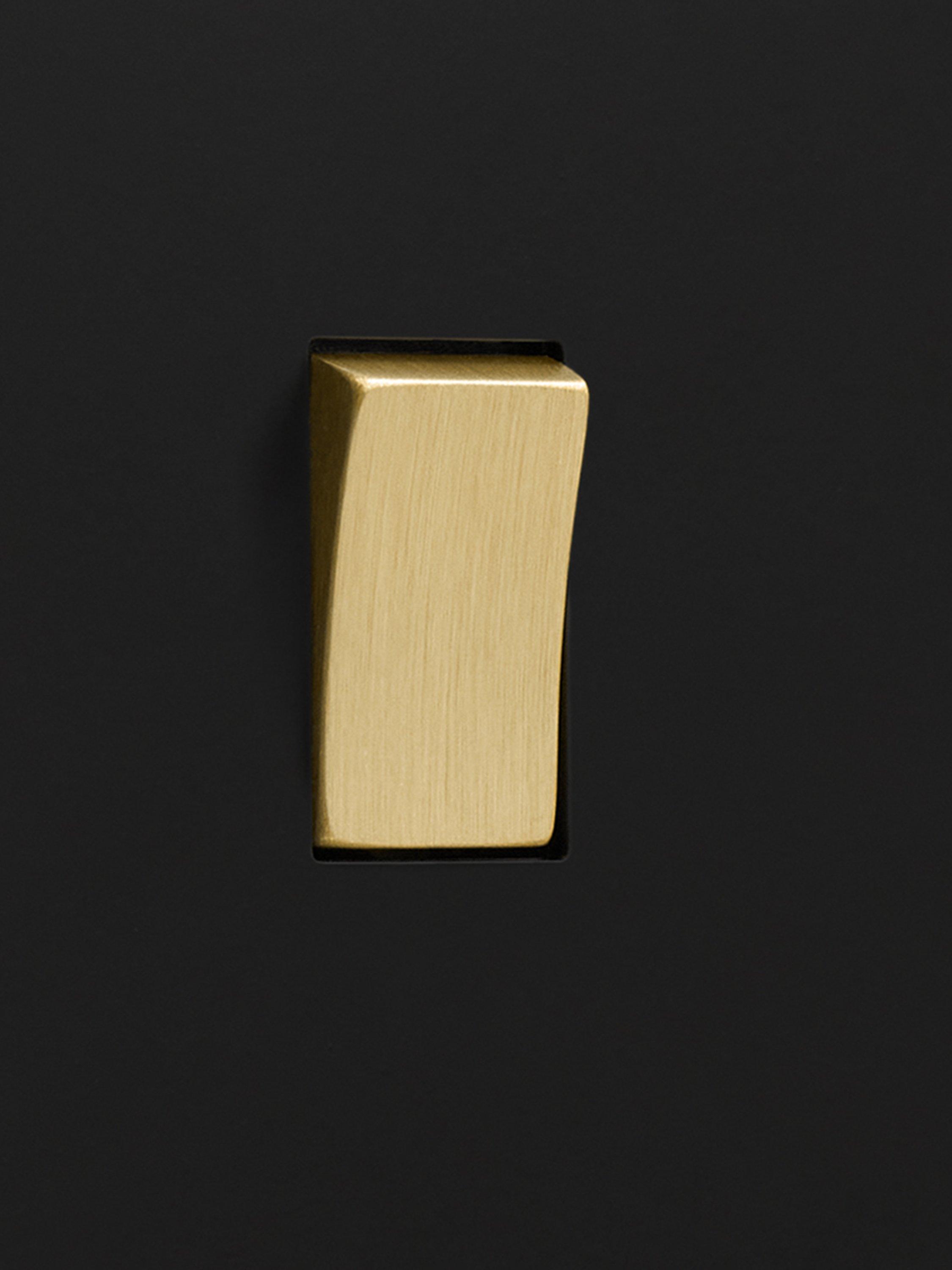 Dowsing & Reynolds matt black rocker switch, imported from the UK