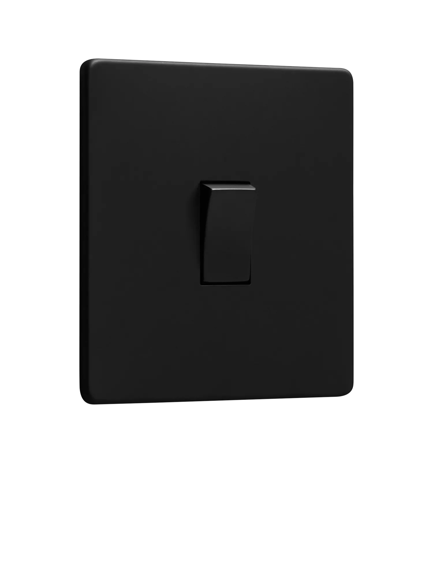 Dowsing & Reynolds matt black rocker switch, imported from the UK